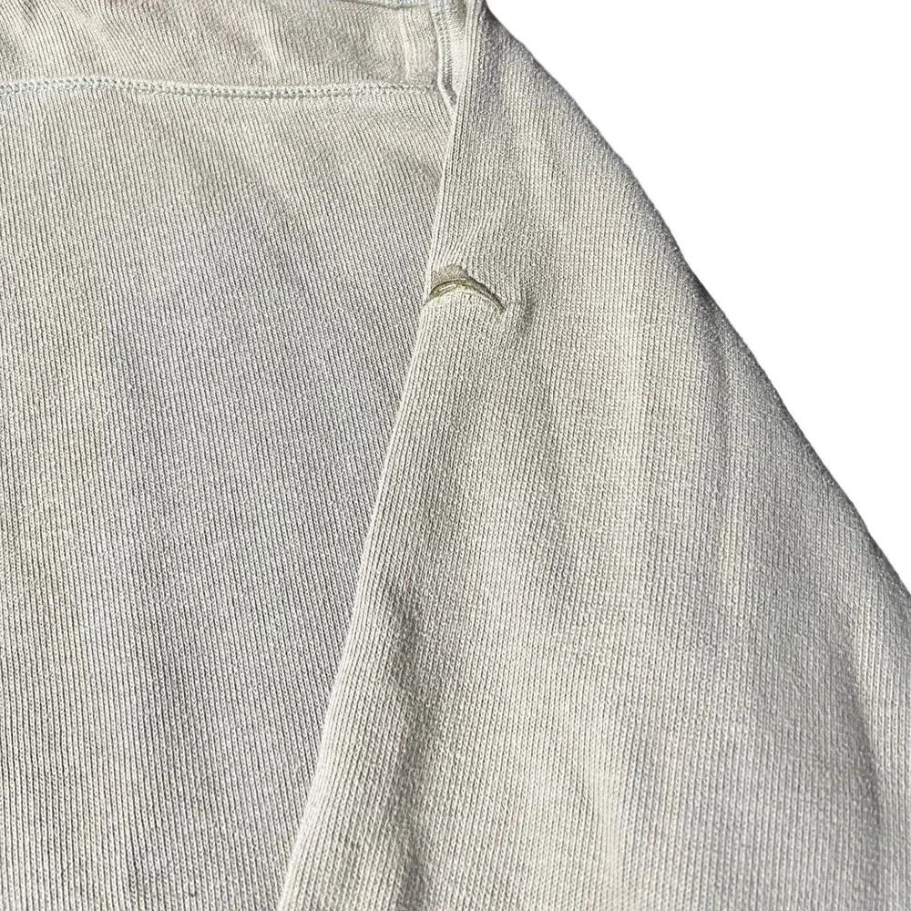 Tommy Bahama Quarter Zip Sweater Sage Color Mock Neck Pullover Men’s Size Large